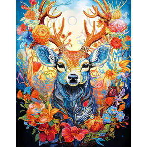 Floral deer