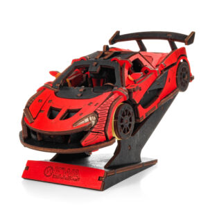Construction kit of mechanical model "Racing Car" Red
