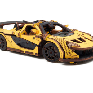 Construction kit of mechanical model "Racing Car" Red