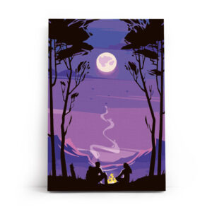 Night in the mountains