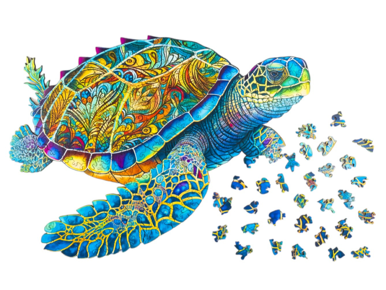 Wooden puzzles "Big turtle"(300pcs) - Image 3