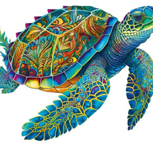 Wooden puzzles "Big turtle"(300pcs)