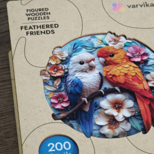 Wooden puzzles "Feathered Friends" (200pcs) PW041e