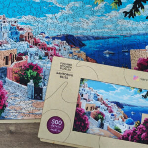 Wooden puzzles "Santorini Bliss" (500pcs)