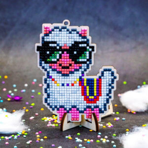 Pendant "Lama with glasses"
