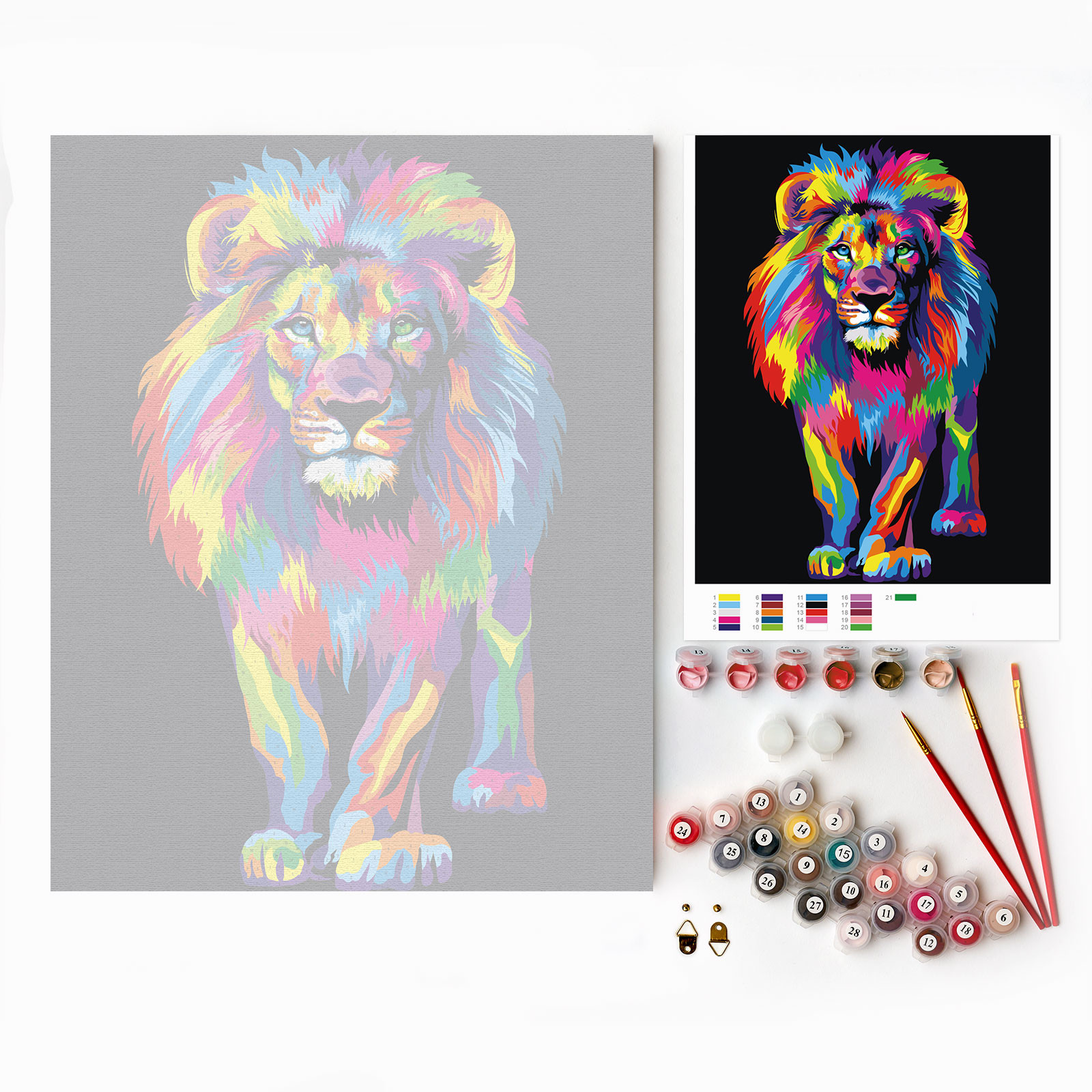 Lion pop art - Image 4